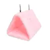 Rede Triangular para Papagaio, Ninho de Algodão, Ninho de Dormir de Inverno para Periquito, Ninho Quente de Algodão para Pequenos Animais