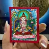 Promoção Quente Xizang Nepalesa Pintada à Mão Pura Thangka Oito Guardiões do Zodíaco Núcleo de Cartão 4*5