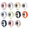 Apple iwatch567SE Transparente Translúcido Jelly Helado Hebilla Mariposa Correa de Reloj Deportiva de Silicona
