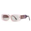 9250 Gafas de Sol Modernas Retro de Marca Grande INS Color Tinta Feng Shui Gafas de Sol Versátiles de Moda para Mujer Espejo Plano Anti-luz Azul