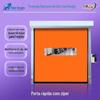 Porta Hermética de Oficina em PVC à Prova de Poeira, Anticolisão, Silenciosa, Rápida, para Armazenamento a Frio, Tipo Zíper com Rearme Automático, Porta de Enrolar Rápida