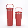 Taza para coche Stanley transfronteriza con asa portátil, termo de acero inoxidable 304, 30 oz, taza con boquilla para coche