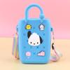 Fabricante Bolso Cruzado de Playa Lindo Bolso de Mano para Niños DIY Bolso de Hombro de Silicona Perforada para Mujeres Almacenamiento Ins Costero Venta al por Mayor
