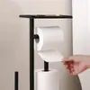 Portarrollos de papel higiénico de pie para baño transfronterizo ferretería para el hogar accesorios de baño estante de almacenamiento de papel higiénico de pie