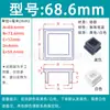 Tapón Cuadrado de Silicona Suave, Tapa Cuadrada, Tapón para Agujero de Tubo Cuadrado, Tapón de Goma, Tapón Sellador a Prueba de Polvo, Cubierta Amortiguadora para Tubo Cuadrado