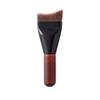 Nuevo Mini Pincel de Maquillaje Mango de Madera Cola de Pez, Pincel de Base Portátil Creciente sin Marcas, Herramienta de Maquillaje que No Absorbe Mucho Polvo
