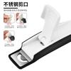 Cortadores Plegables Tijeras para Uñas de Acero Inoxidable en Forma de U Extensión Fototerapia para Tienda de Nail Art Cortauñas Portátil para Uñas Postizas
