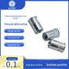 Aço carbono grão vertical furo passante lado pequeno cabeça escareada pequena cilíndrica porca rebite de tração M3M4M5M6M8M10M12 cor azul e branca zinco