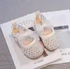 Zapatos Mary Jane Estrellados con Pedrería de Hada para Niñas 2026 Nuevos Sandalias de Punta Cerrada con Malla de Encaje y Moño para Bebé
