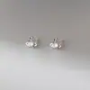 Brincos de Planeta Cravejados com Diamantes em Prata Esterlina S925 Nalan, Design de Nicho Exquisito e Simples, Brincos Cósmicos Compactos M07764