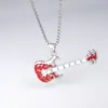 Colar com Palheta de Guitarra Punk Rock Masculino Tendência Design de Nicho Personalizado Pingente Disco Hip-Hop para Casal Acessórios