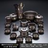 Juego de Té Púrpura de Arcilla Kung Fu con Tetera Estilo Han, Gaiwan, Tazas de Té, Juego Completo para Preparar Té para Oficina, Recepción, Degustación de Té y Regalo