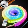 Tira de luz de neón luminosa circular de terciopelo de visón de 360 grados, juego de tiras de luz LED de felpa con luz de carrera RGB colorida