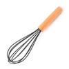 Puxador de madeira cor handheld silicone eggbeater manual líquido agitando vara dispensador de creme cozinha ferramentas domésticas