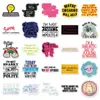 50 Pegatinas Mordaces, Geniales con Estilo, Frases Sarcásticas en Inglés, Tazas de Té de Leche, Pegatinas para Tableta Guka al por Mayor