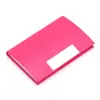 Portatarjetas de Negocio de Cuero Personalizado con Logo Caja Metálica para Tarjetas de Visita Portatarjetas de Negocio de Cuero PU Portatarjetas de Negocio de Cuero