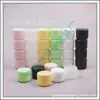 Frasco rosa de 45ml para creme facial, frasco de boca larga, pote para creme, frasco dosador para máscara facial e cera de cabelo, recipiente de 45g para creme