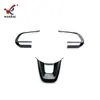 Adequado para Toyota 21 Raize Volante Modificado Moldura Decorativa de Fibra de Carbono Patch de Botão Especial para Volante
