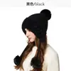 Chapéu de Lã Acolchoado com Proteção para Ouvido, Novo para o Inverno, à Prova de Vento para Uso Externo, com Três Pompons Presos, Quente - Temu
