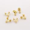 Accesorios de Joyería DIY Cobre Puro Patrón de Nube Hebilla de Seguridad Hebilla de Semilla de Melón Hebilla de Piedra Preciosa Hebilla para Pulsera Collar Estilo Chino Estilo Nacional