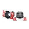 Foco empotrable LED sin marco de luz descendente, foco empotrable cob profundo anti-reflejos, accesorio de iluminación empotrable gris inteligente sin interruptor