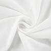 Primavera 2025 Nuevo Algodón y Lino Cuello Alto Manga Linterna Moda Vestido Blanco con Volantes Falda con Cordones Europea y Americana para Mujer