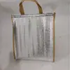 L* Bolsa Aislada Para Llevar Se Puede Personalizar con Papel de Aluminio Engrosado Tela No Tejida Bolsa Térmica Refrigerada para Pastel Bolsa para Empaque de Barbacoa Se Puede Personalizar