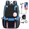 Estudiante de secundaria AliExpress mochila casual para hombre y mujer estilo universitario viaje al aire libre estudiante gran capacidad mochila escolar