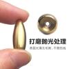 Pendente de cintura Luya bala cobre tambor de cintura bala cobre 1,8g-21g peso liso pingente de cobre fabricantes atacado