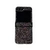 Funda Adecuada para Teléfono Plegable Samsung Z-Flip 8 Flash Diamante, Funda Protectora de Lujo Ligero de Gama Alta para Z-Flip 7/6 Transfronteriza