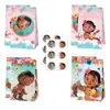 Princesa del Océano Moana Tema Fiesta de Bebé Tema Cumpleaños Decoración Bolsa de Papel Bolsa de Dulces Bolsa de Regalo Pegatina