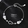 Nueva Pulsera de Calabaza Micro-engastada de Plata Esterlina S925 para Mujer, Sencilla, de Nicho, con Diamantes, Estilo Ins, Accesorios de Estilo Étnico