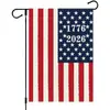 2026 Nova Bandeira de Jardim de Linho para o Dia da Independência Americana Bandeira Comemorativa do 250º Aniversário Decoração de Jardim Bandeira de Pendurar