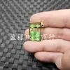Pingente de Ábaco Flor Flutuante Verde Jade, Pingente de Ábaco Verde-Claro e Amarelo, Pulseira, Colar, Pingente de Jade Atacado