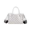 Bolso Cilíndrico Inspirado en el Diseño, Moderno y Único, Nuevo Bolso de Mano Coreano de Lunares, Moderno y Versátil, Bolso de Hombro Cruzado para Primavera y Verano