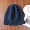 Novo Chapéu de Lã Tricotado Simples de Lã Pura, Chapéu Francês Vazado Versátil e Fashion, Chapéu Quente para Proteção das Orelhas e da Cabeça
