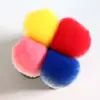 Pincel de Cogumelo com Cabo Curto, Pincel de Limpeza de Pó, Pincel para Blush em Pó Solto, Pincel de Maquiagem com Cerdas Macias que Não Soltam Fios, Conjunto de Ferramentas para Manicure Maquiagem