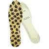Huellas de animales de látex blanco forro polar corto plantilla de invierno absorbente de sudor a prueba de frío plantilla de lana para hombres y mujeres se puede cortar plantilla cálida