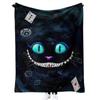 Manta de franela con impresión 3D exclusiva transfronteriza, manta plegable, manta para la siesta, manta para aire acondicionado, manta engrosada, estilo gato soñador