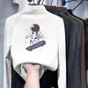 Blusa Térmica de Segunda Pele para Meninos, Roupa Íntima Espessa de Manga Longa para Outono e Inverno, Gola Semifechada Roupas de Outono para Crianças, Camiseta para Meninos