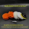 Fábrica de carro beleza esponja disco de polimento conjunto esponja bola 3 polegada onda plana roda de polimento enceramento almofada de polimento