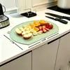 Nova Tábua de Corte Redonda Prática Espessa Antiderrapante, Tábua de Corte TP para Cozinha Doméstica, Adequada para Cortar Frutas e Tábua de Corte Resistente a Altas Temperaturas