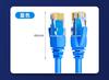 Seis tipos de cabo de rede acabado gigabit cabo de rede jumper banda larga par trançado de 8 núcleos fibra óptica gato rede de computador monitoramento rota 2 metros 10 metros