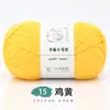 Hecho a mano No. 2 Hilos de Algodón Leche de Seis Hebras para Tejer Manualidades para Bufandas, Bolsas, Suéteres y Mantas