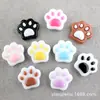 Materiais para Capas de Celular Artesanais, Acessórios de Resina Creme, Acessórios de Cabelo de Patinha de Urso DIY para Crianças, Patches de Gato Cartoon no Atacado