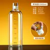 Garrafas de vidro para fazer licor infundido, garrafas herméticas, garrafas de grau alimentício para óleo de chá, garrafas vazias, garrafas para armazenar cachaça, e garrafas para decantar e armazenar licor