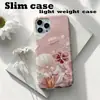 Funda para Teléfono Película de Cobertura Total Flor de Perla Rosa Suave Manzana 18Pro Comercio Exterior al por Mayor Iphone17Pro