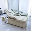 Cama eléctrica elevable de alta gama para salón de belleza, baño de pies, champú especial, cama de masaje, cama de masaje, cama de terapia de cabeza, circulación de agua
