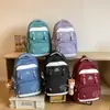 Mochila Nueva de Color Sólido Estilo Coreano para Mujer Estilo Campus Estudiante de Secundaria y Preparatoria Bolso Escolar Mochila Simple de Gran Capacidad para Mujer Lote