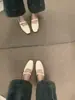 Zapatos Mary Jane cuadrados simples y versátiles para mujer, nuevos zapatos planos de color albaricoque para mujer de la primavera 2025